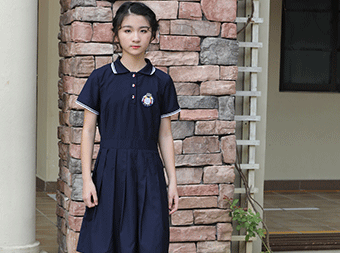 學(xué)院風(fēng)校服設(shè)計連衣裙套裝